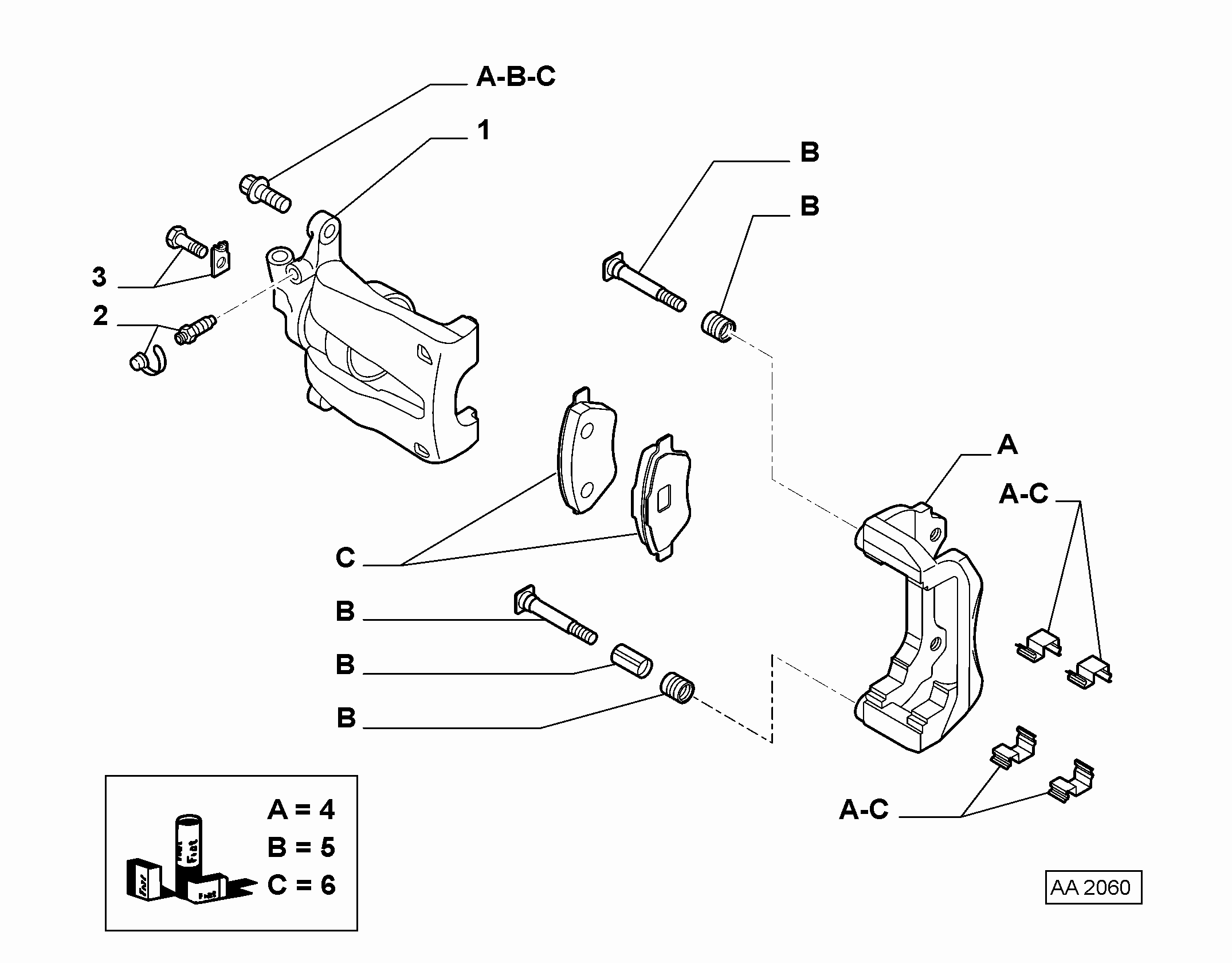 FCA 71770965 - Kit pastiglie freno, Freno a disco www.autoricambi360.it