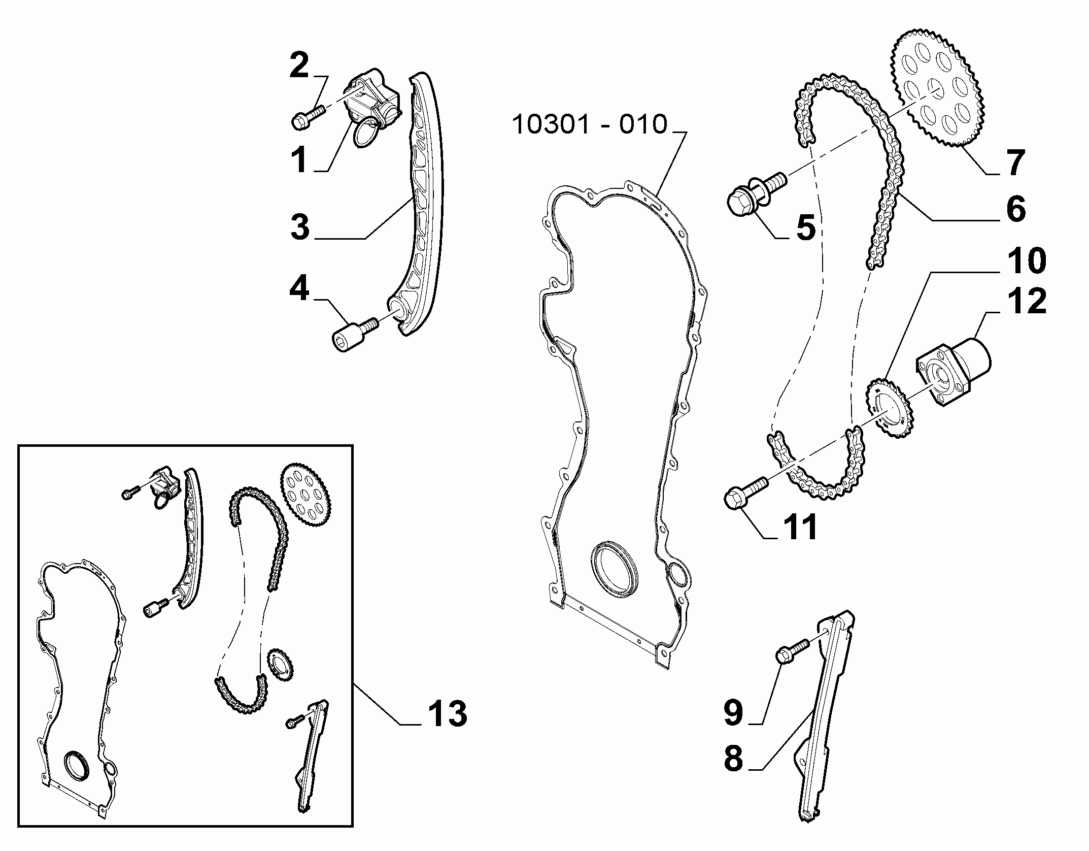 GM 55251472 - Kit attrezzi regolazione, Fasatura www.autoricambi360.it