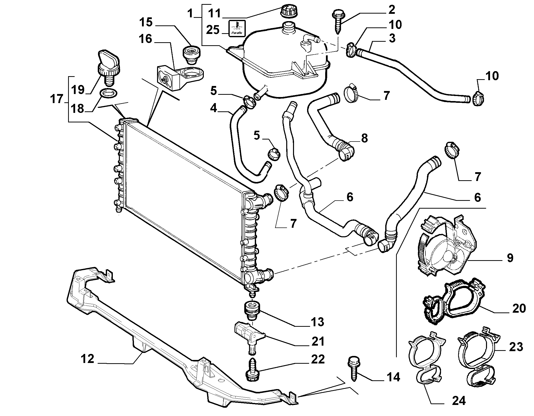 FORD 46 742 378 - Tappo, serbatoio refrigerante www.autoricambi360.it