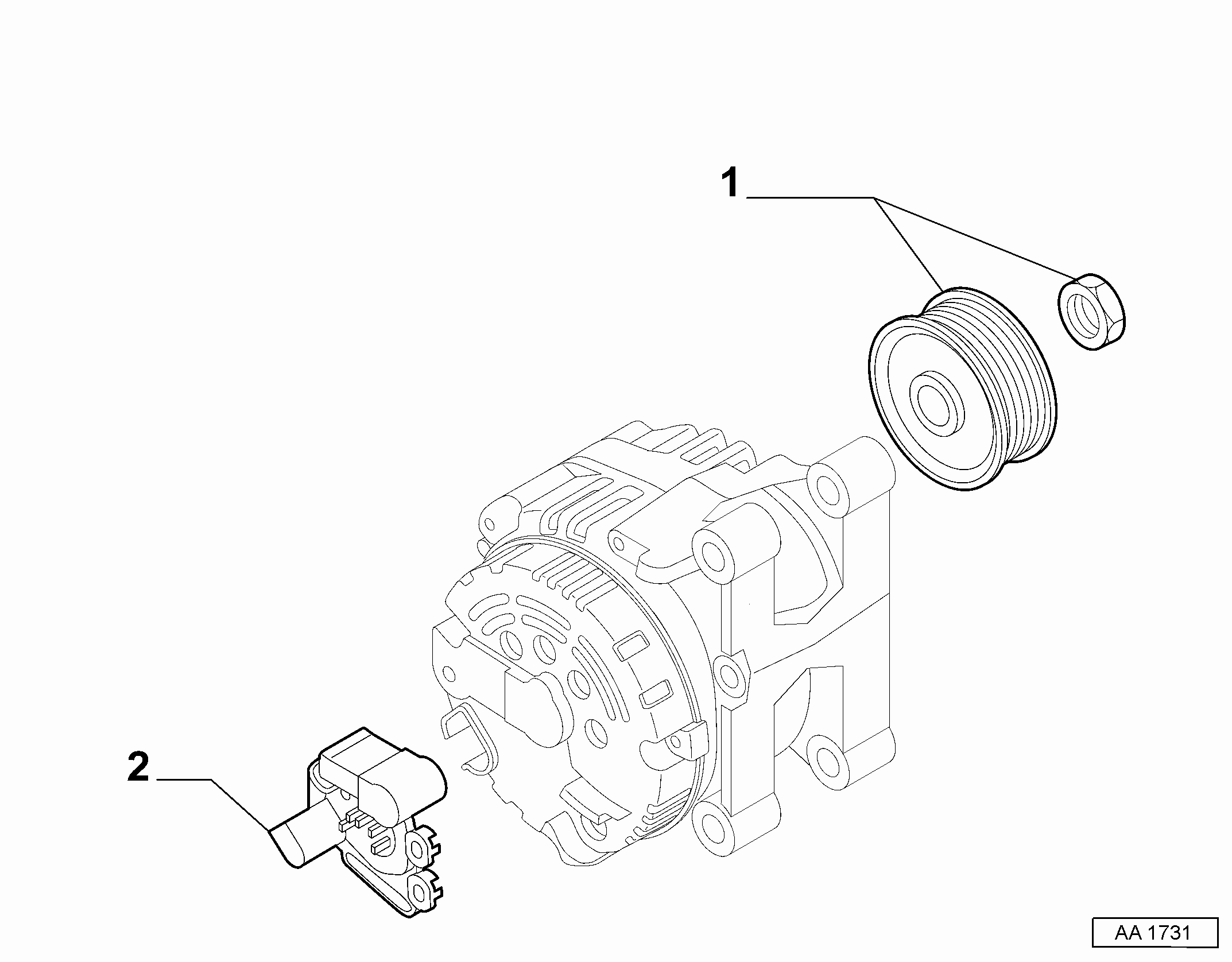 FCA 77362717 - Puleggia cinghia, Alternatore www.autoricambi360.it