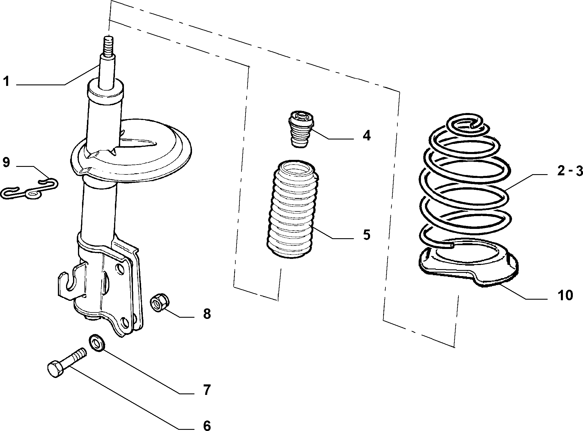 FCA 46466619 - Kit parapolvere, Ammortizzatore www.autoricambi360.it