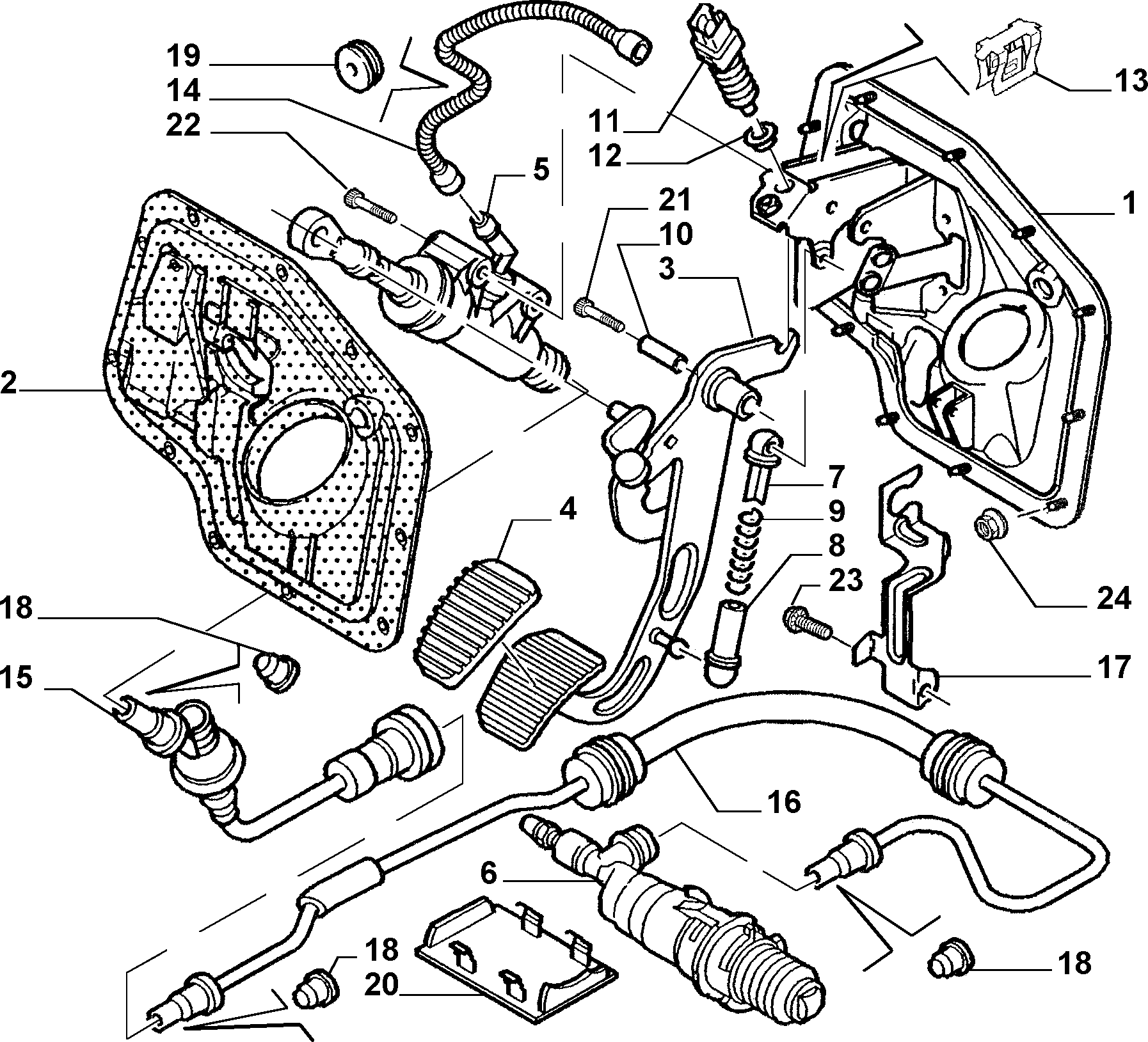 FCA 9631876680 - Cilindro secondario, Frizione www.autoricambi360.it