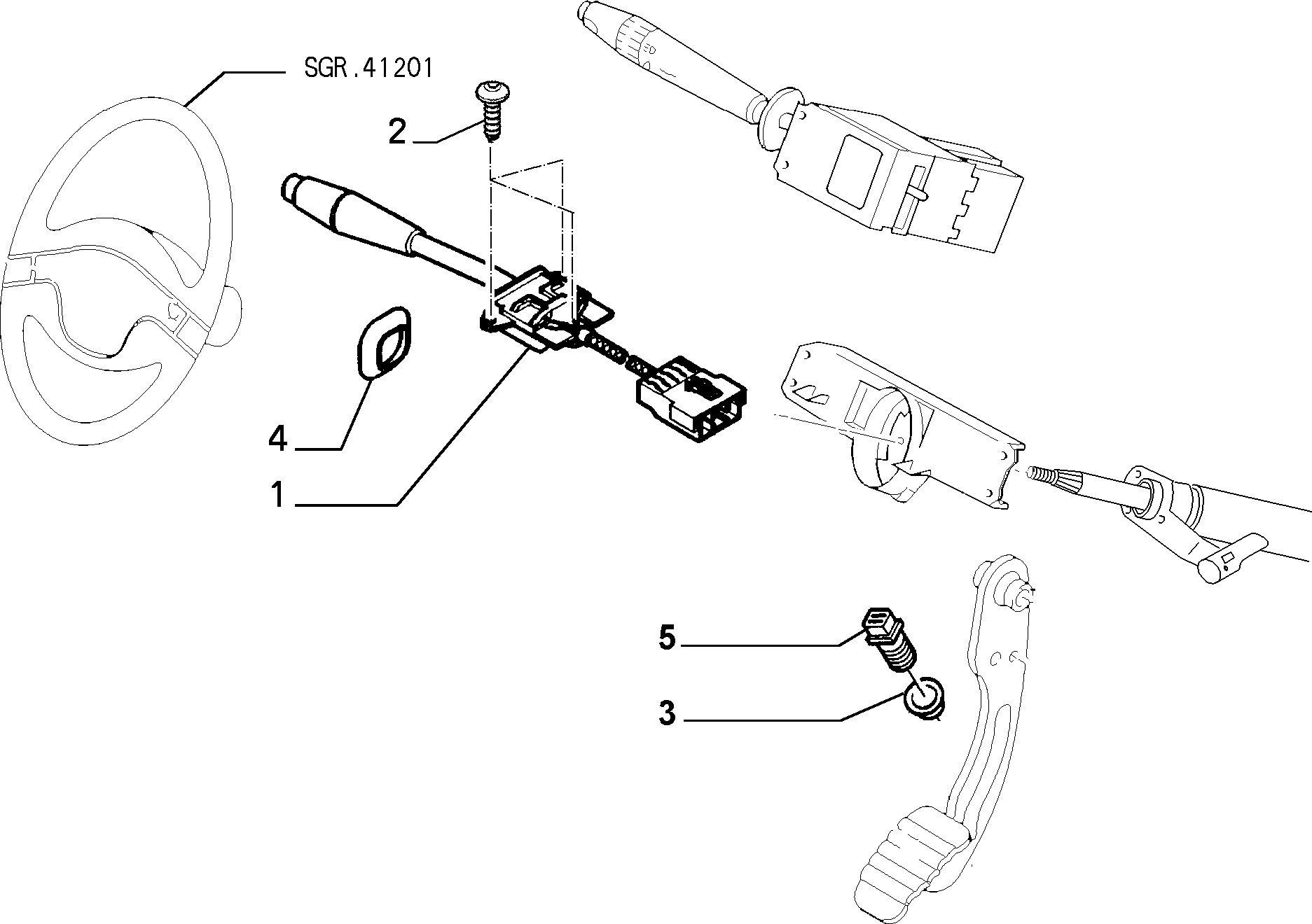FCA 9606177280 - Interruttore luce freno www.autoricambi360.it