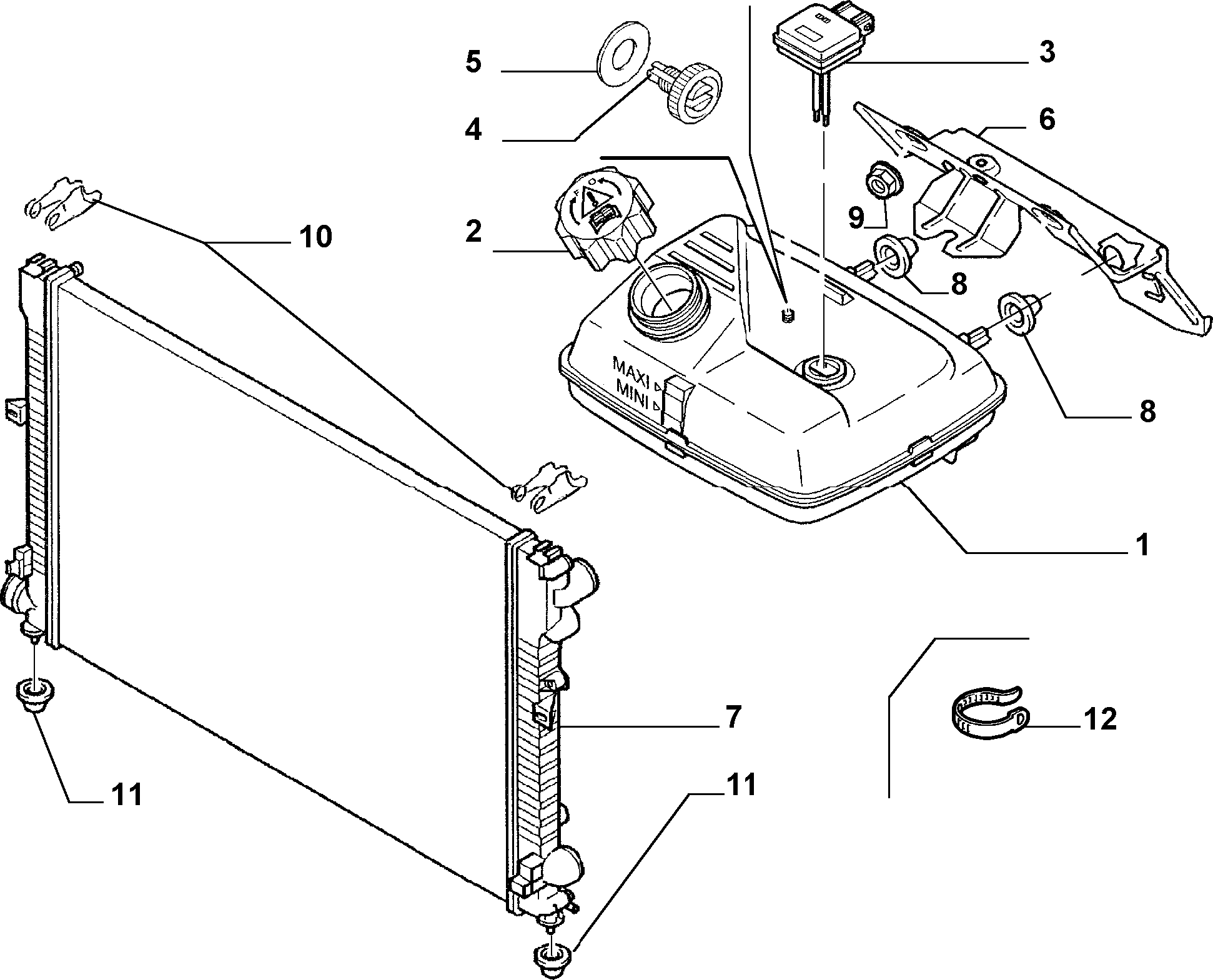 FCA 1488949080 - Serbatoio compensazione, Refrigerante www.autoricambi360.it