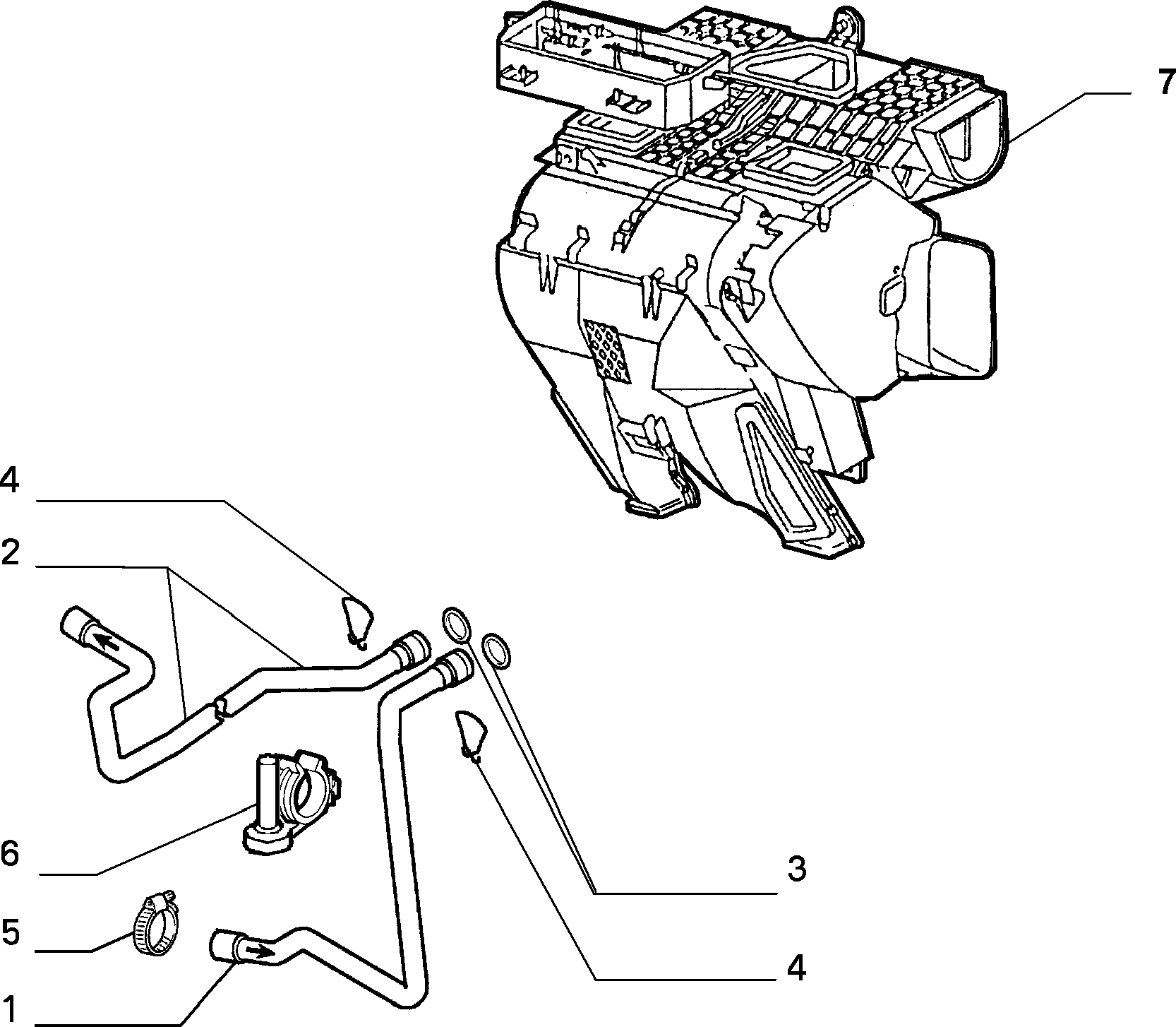 FCA 1483015080 - Flessibile, Scambiatore calore, Riscaldamento www.autoricambi360.it