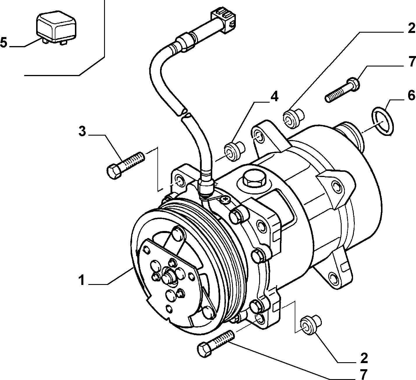 PSA 96.404.864.80 - Compressore, Climatizzatore www.autoricambi360.it