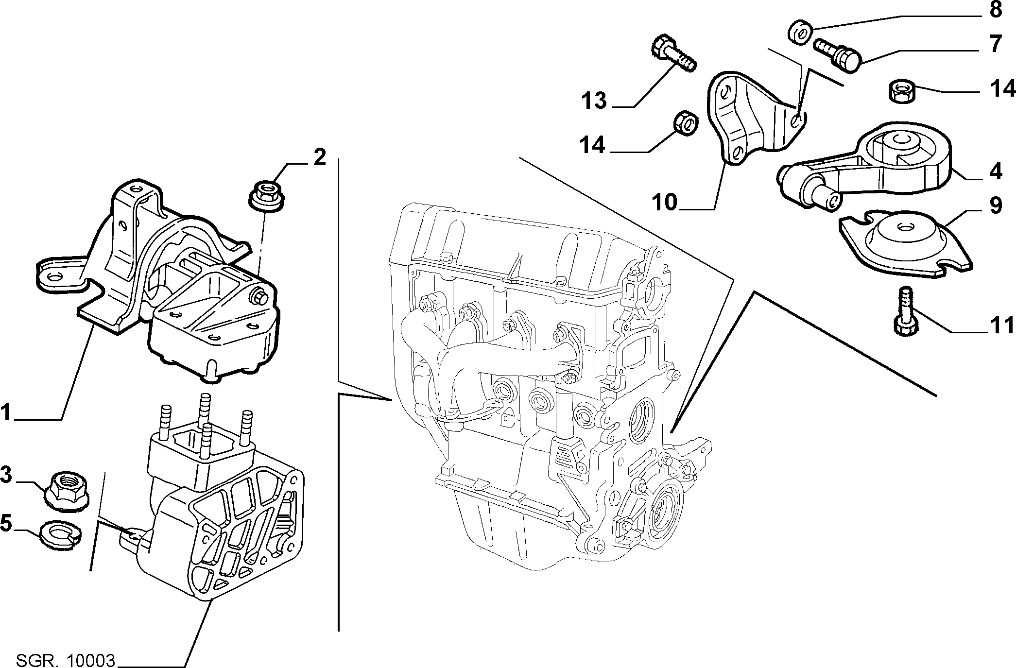 FCA 15503811 - Kit riparazione, Sospensione ruota www.autoricambi360.it
