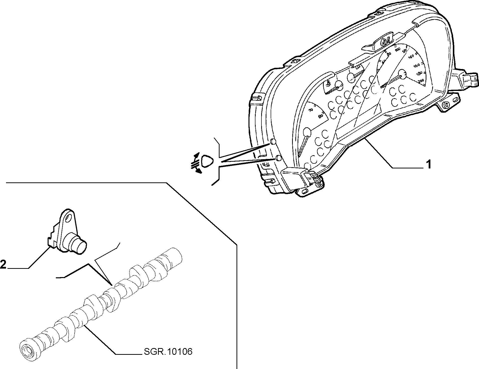 FCA 46786049 - Generatore di impulsi, Albero a gomiti www.autoricambi360.it
