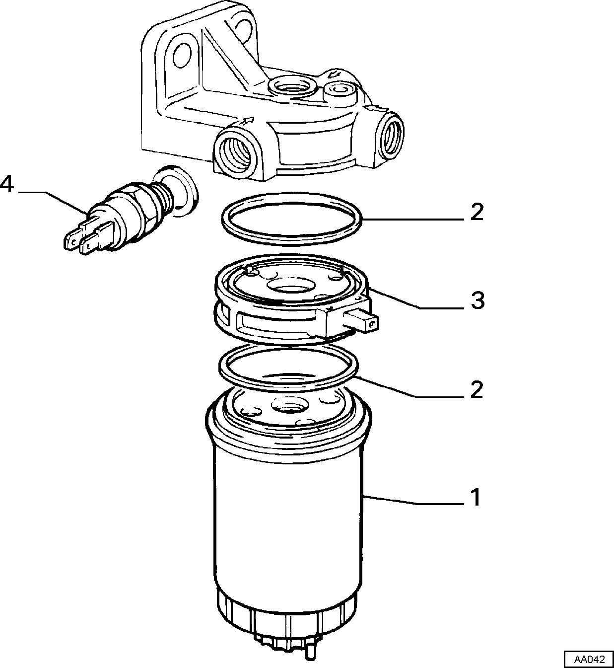 FCA 71736116 - Filtro carburante www.autoricambi360.it