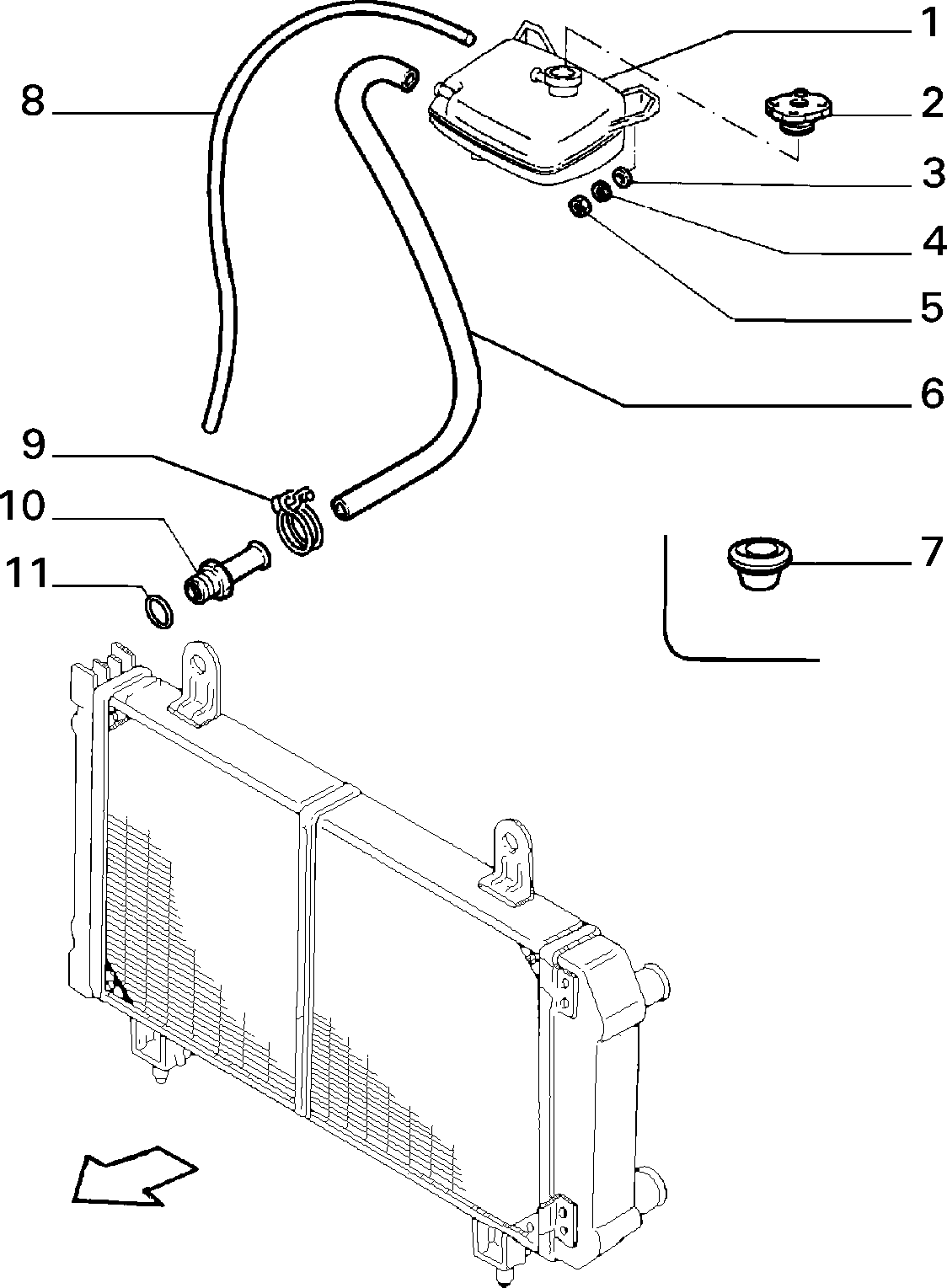 FCA 4431399 - Serbatoio compensazione, Refrigerante www.autoricambi360.it