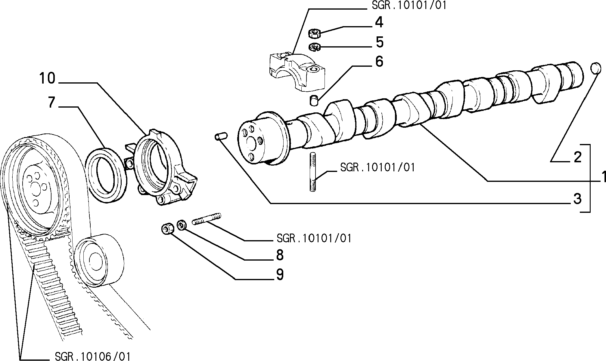 FCA 98454041 - Paraolio, Albero a camme www.autoricambi360.it