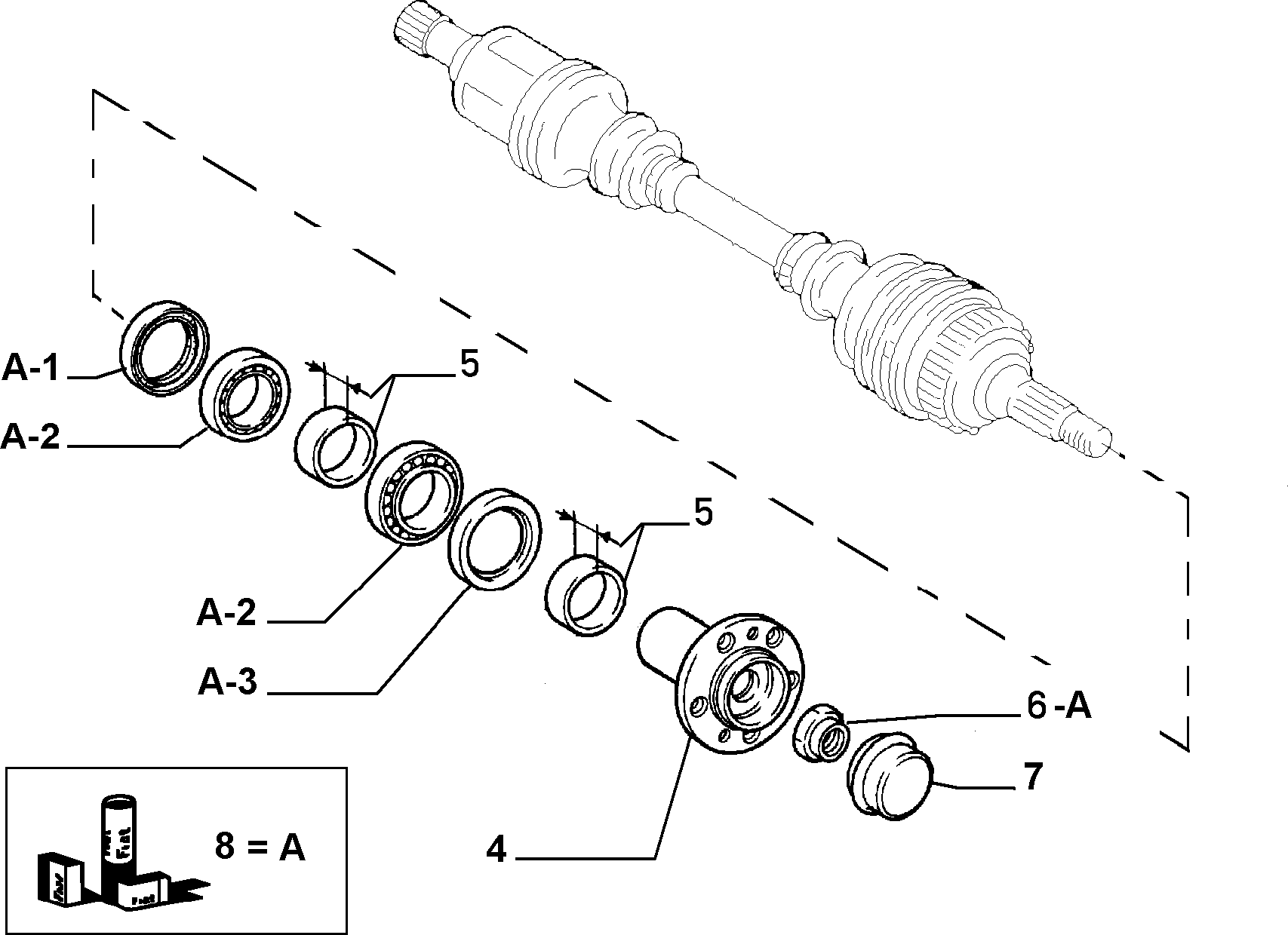 FCA 4330647 - Kit cuscinetto ruota www.autoricambi360.it