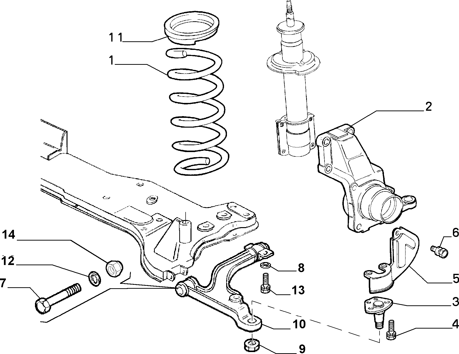 FCA 132 075 5080 - Supporto, Braccio oscillante www.autoricambi360.it