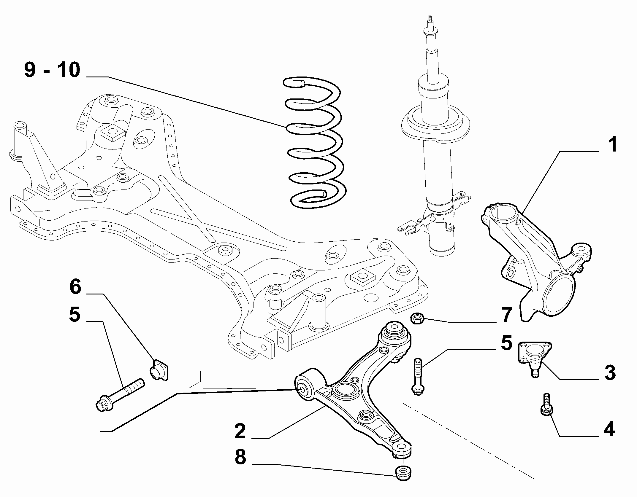 FCA 1352227080 - Supporto, Supporto braccio oscillante www.autoricambi360.it