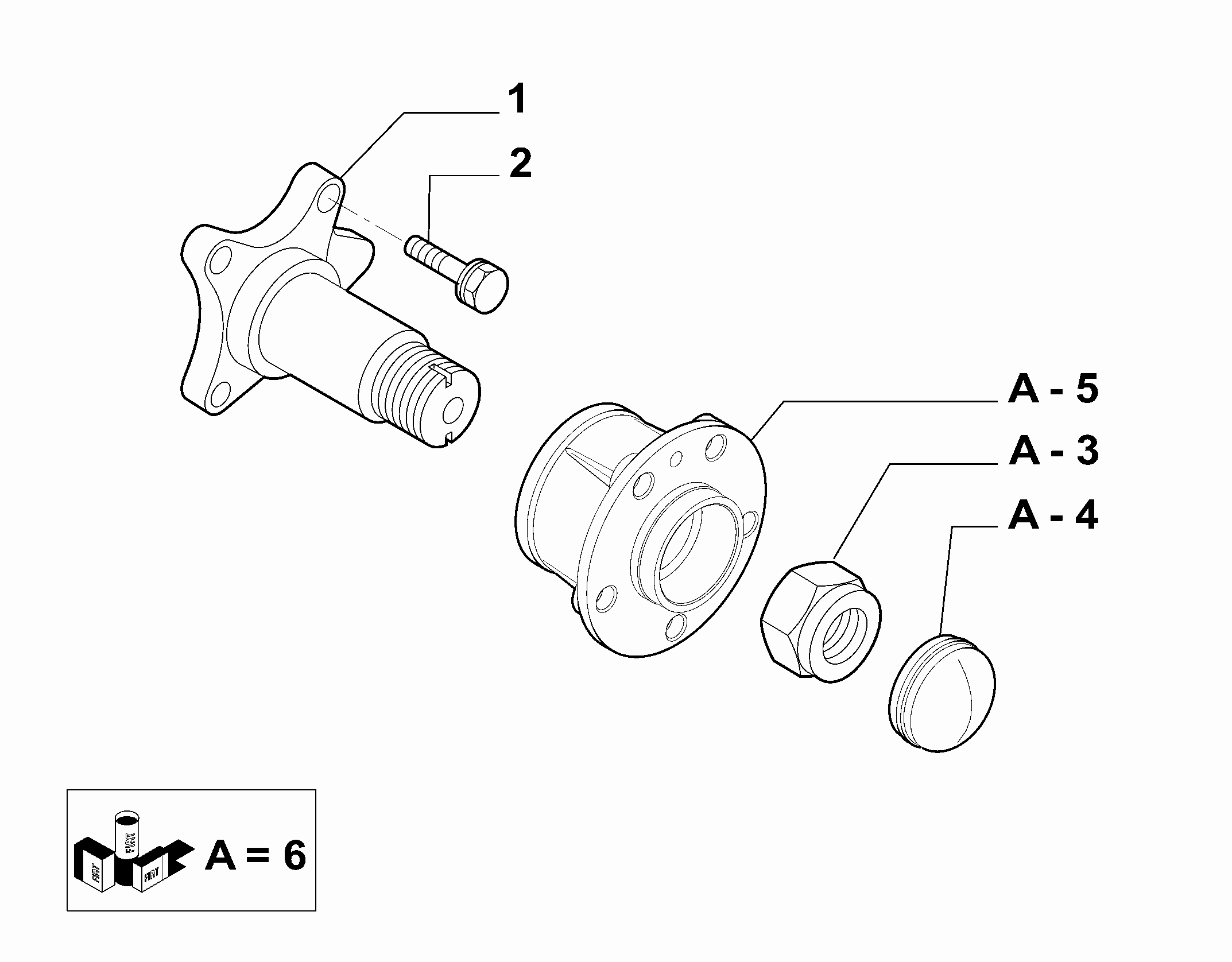 FCA 71753811 - Kit cuscinetto ruota www.autoricambi360.it