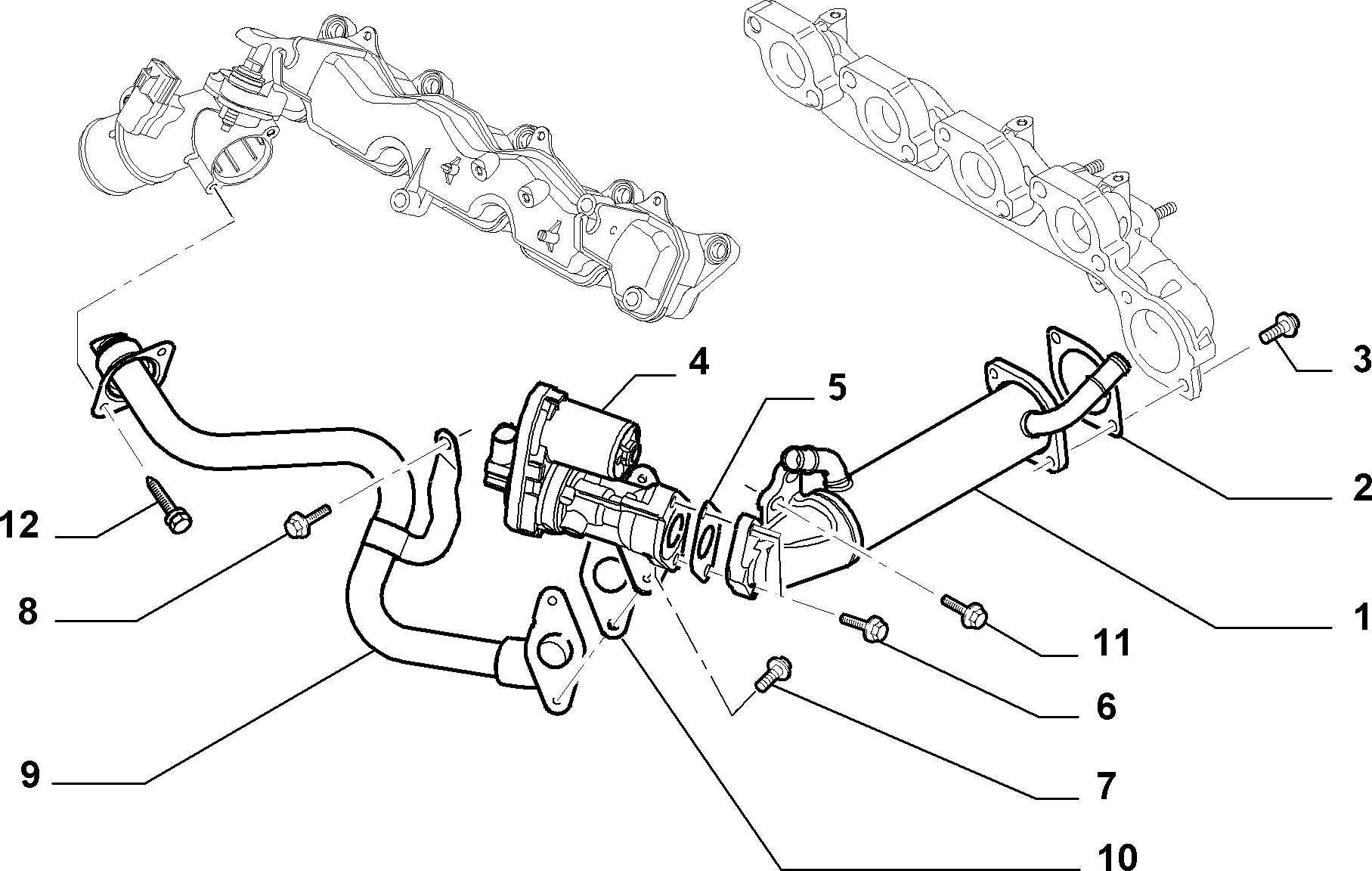 FCA 9659694780 - Valvola ricircolo gas scarico-EGR www.autoricambi360.it