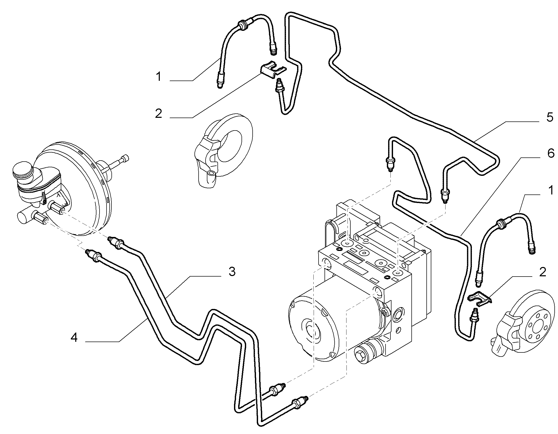 FCA 51725095 - Flessibile del freno www.autoricambi360.it