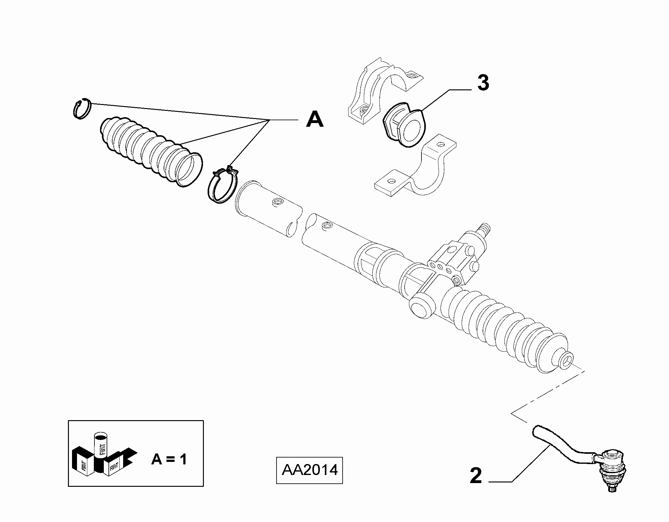 FCA 1376346080 - Testa barra d'accoppiamento www.autoricambi360.it