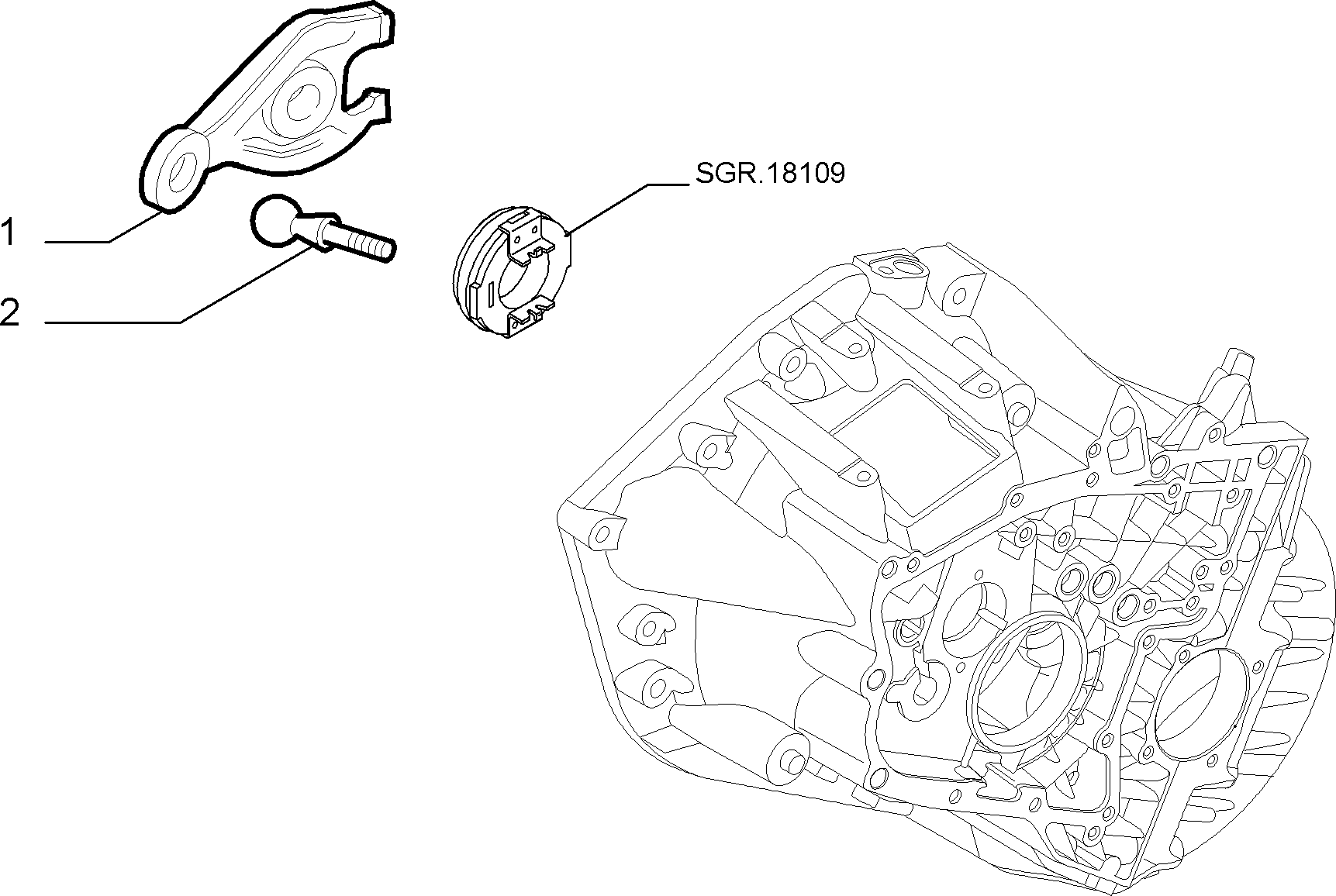 FCA 9646456280 - Forcella disinnesto frizione www.autoricambi360.it