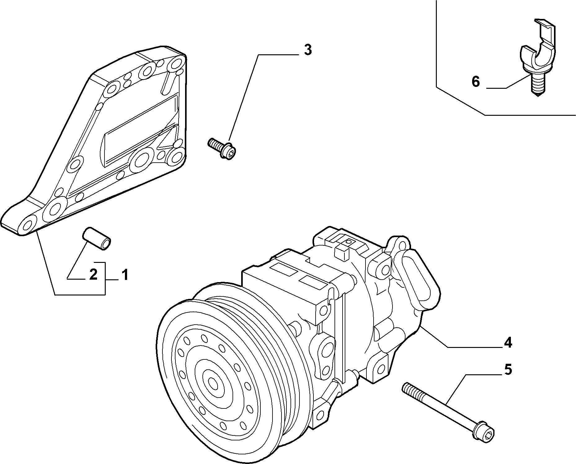 FCA 71724084 - Compressore, Climatizzatore www.autoricambi360.it