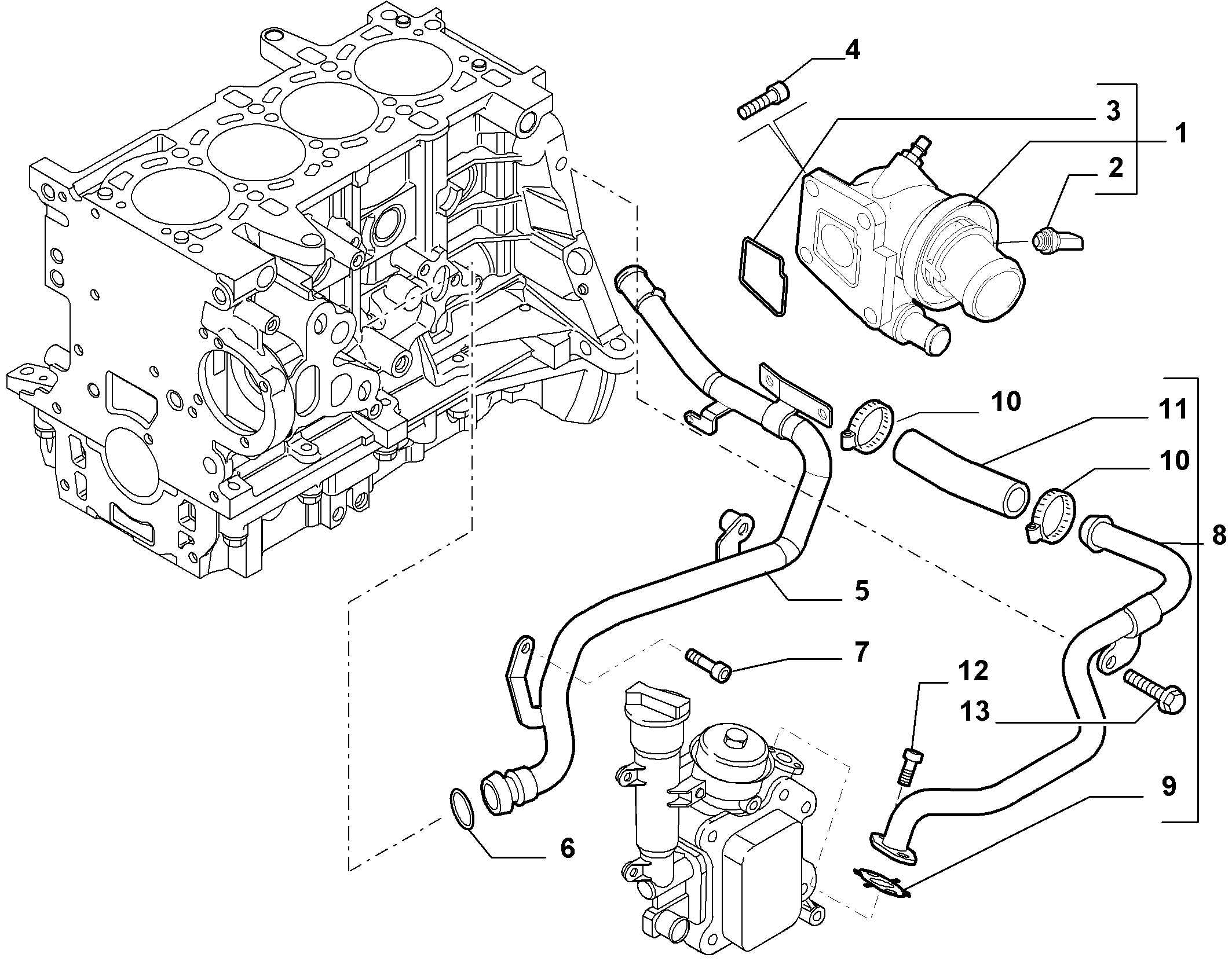 PSA 55 202 373 - Termostato, Refrigerante www.autoricambi360.it