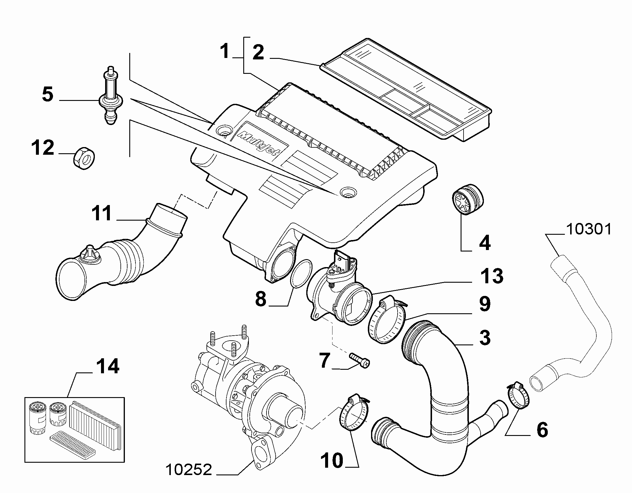 FCA 51775324 - Filtro aria www.autoricambi360.it
