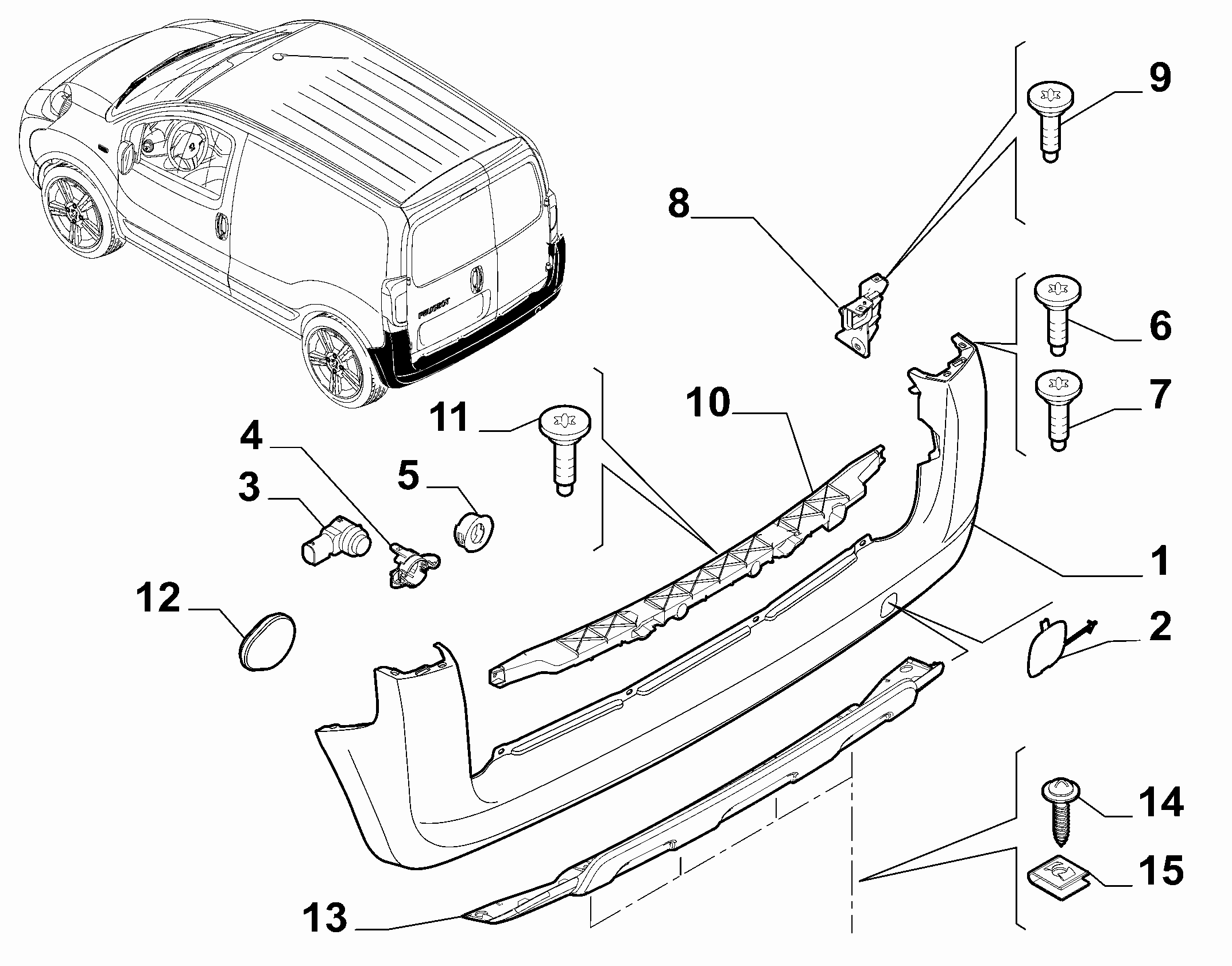 FCA 13 689 150 80 - Sensore, Assistenza parcheggio www.autoricambi360.it