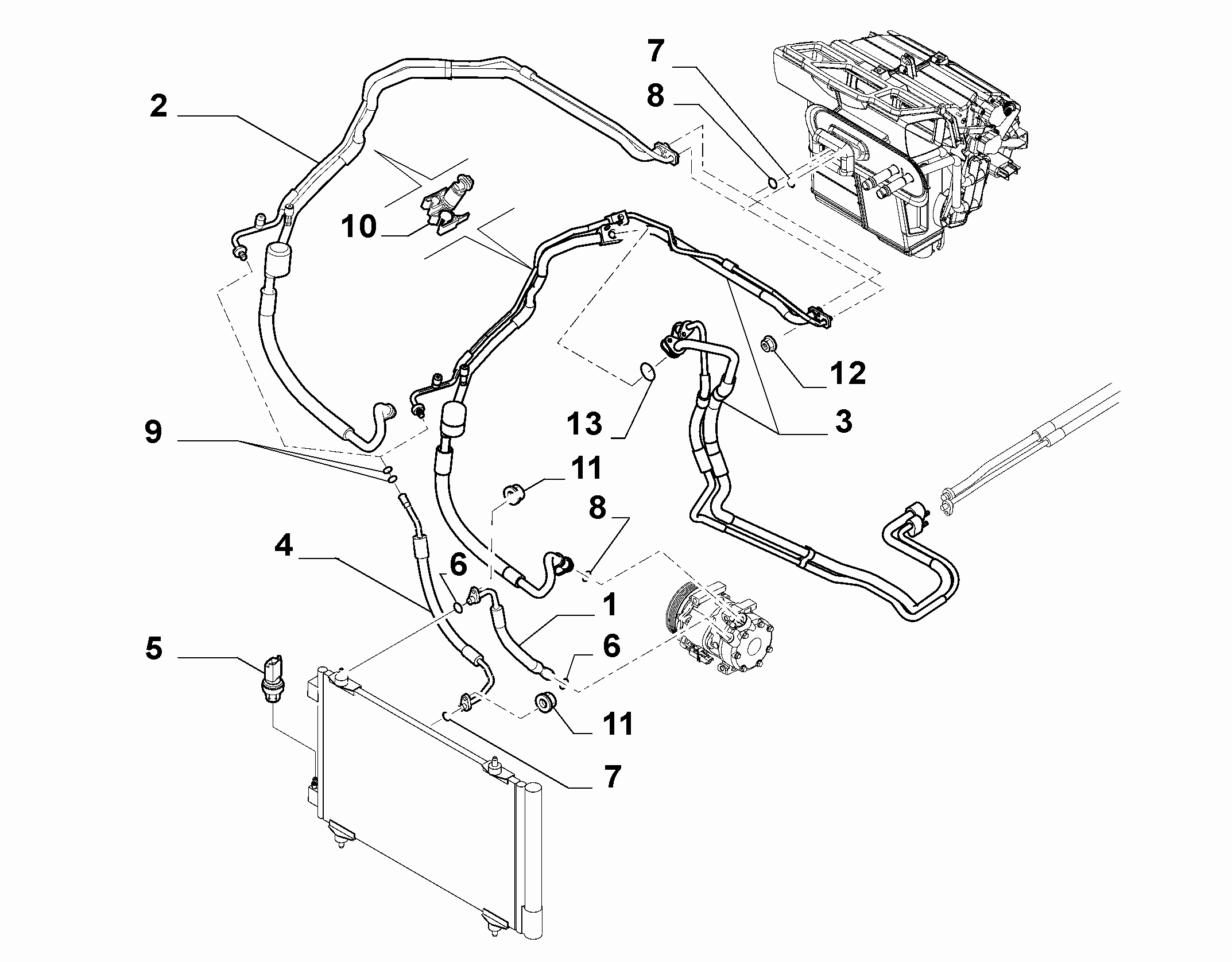 FCA 9647971280 - Interruttore a pressione, Climatizzatore www.autoricambi360.it