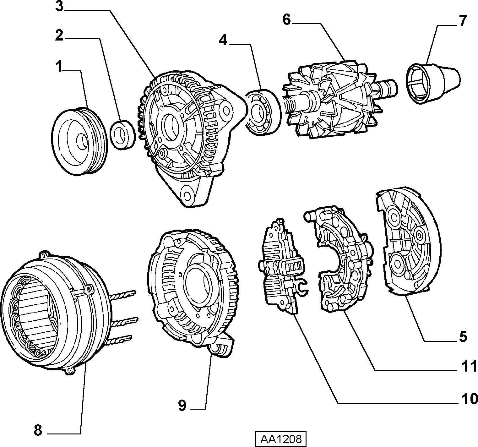 FCA 77362558 - Puleggia cinghia, Alternatore www.autoricambi360.it