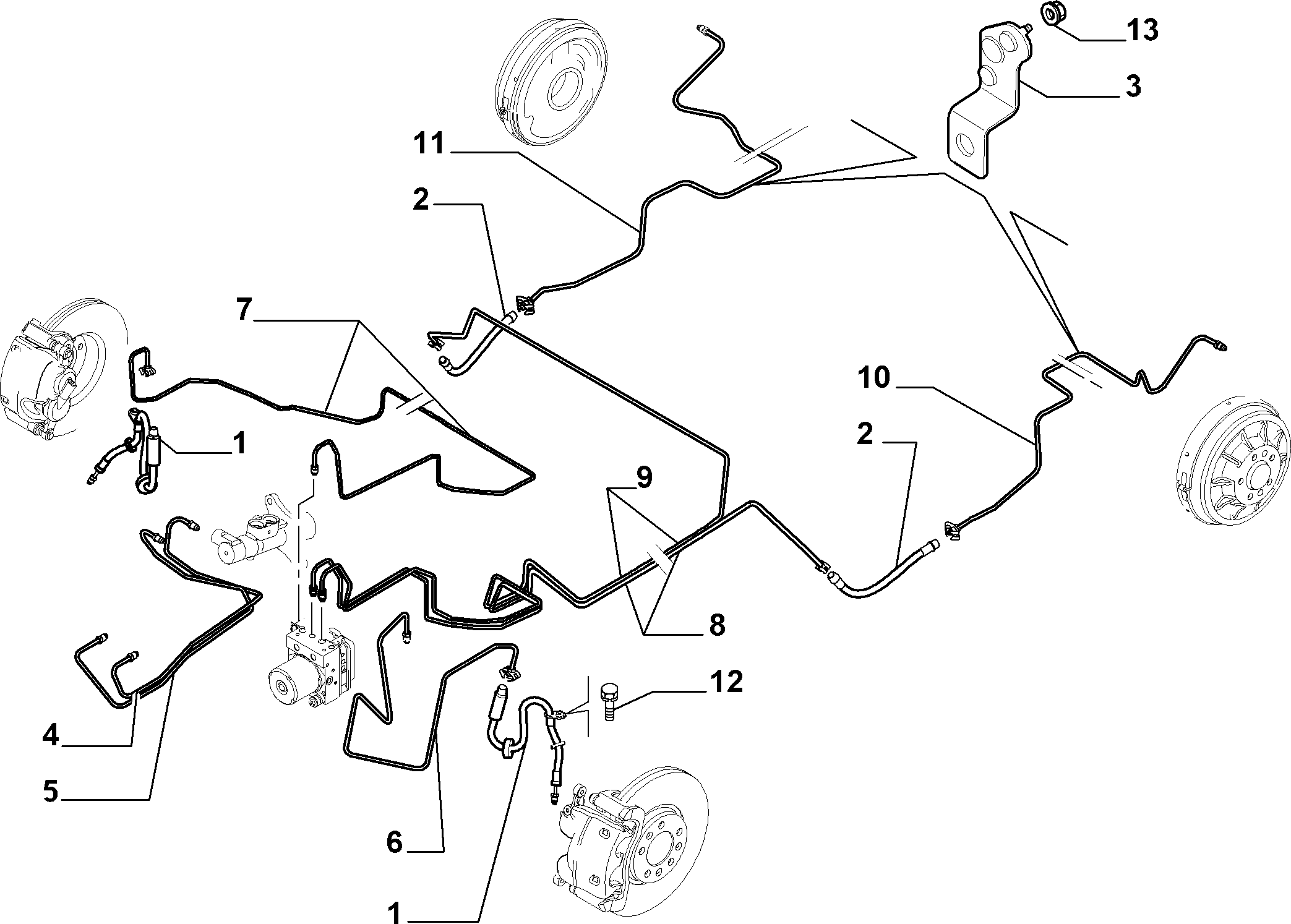 FCA 1498442080 - Flessibile del freno www.autoricambi360.it