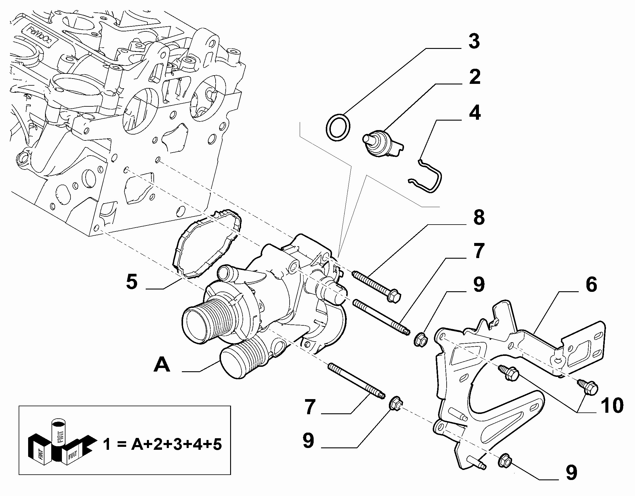 PSA 98 036 487 80 - Termostato, Refrigerante www.autoricambi360.it
