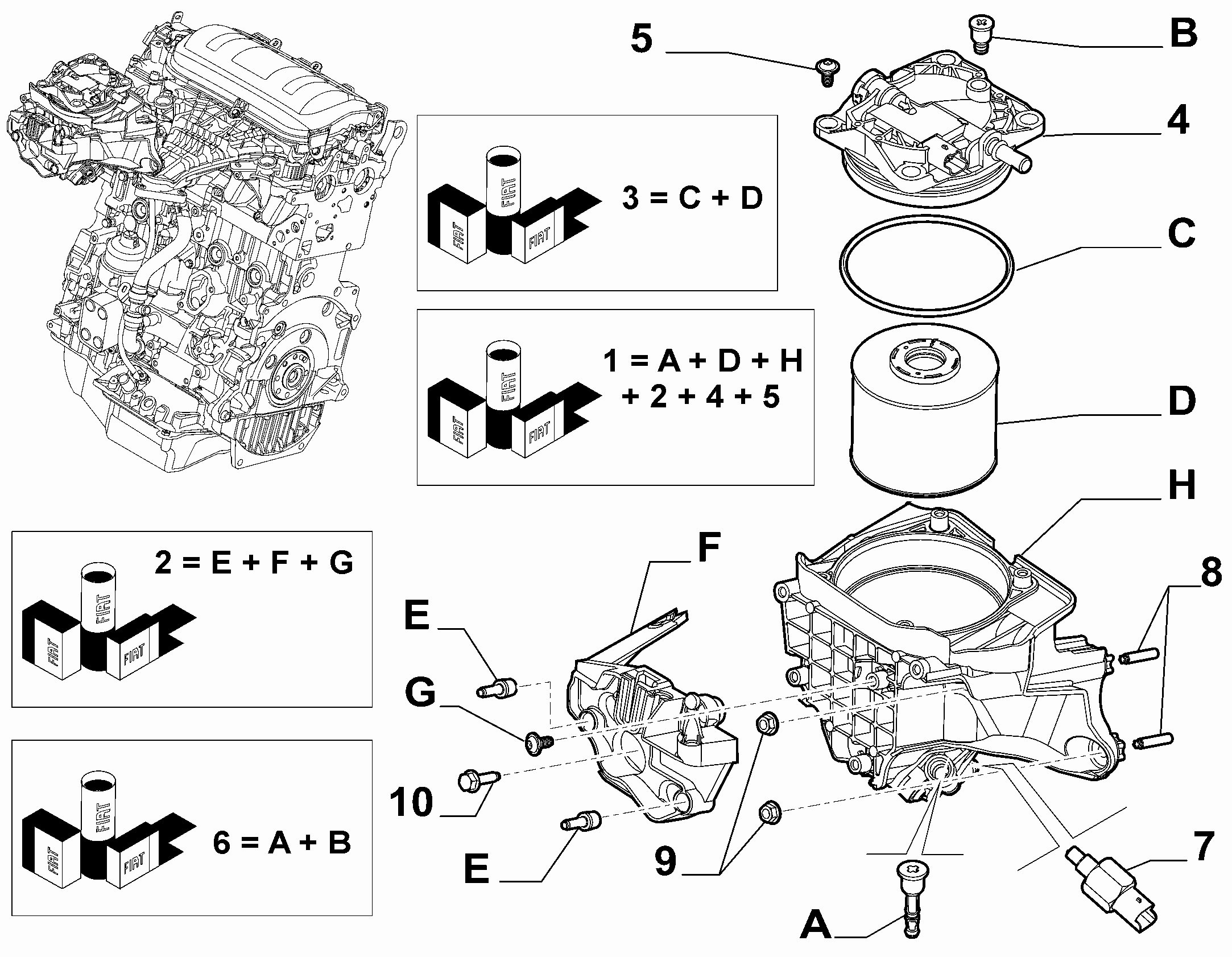 FCA 9467637280 - Filtro carburante www.autoricambi360.it