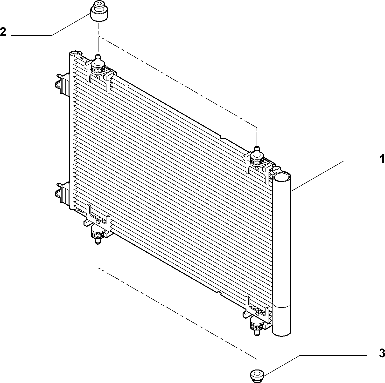 FCA 144 0143 080 - Condensatore, Climatizzatore www.autoricambi360.it