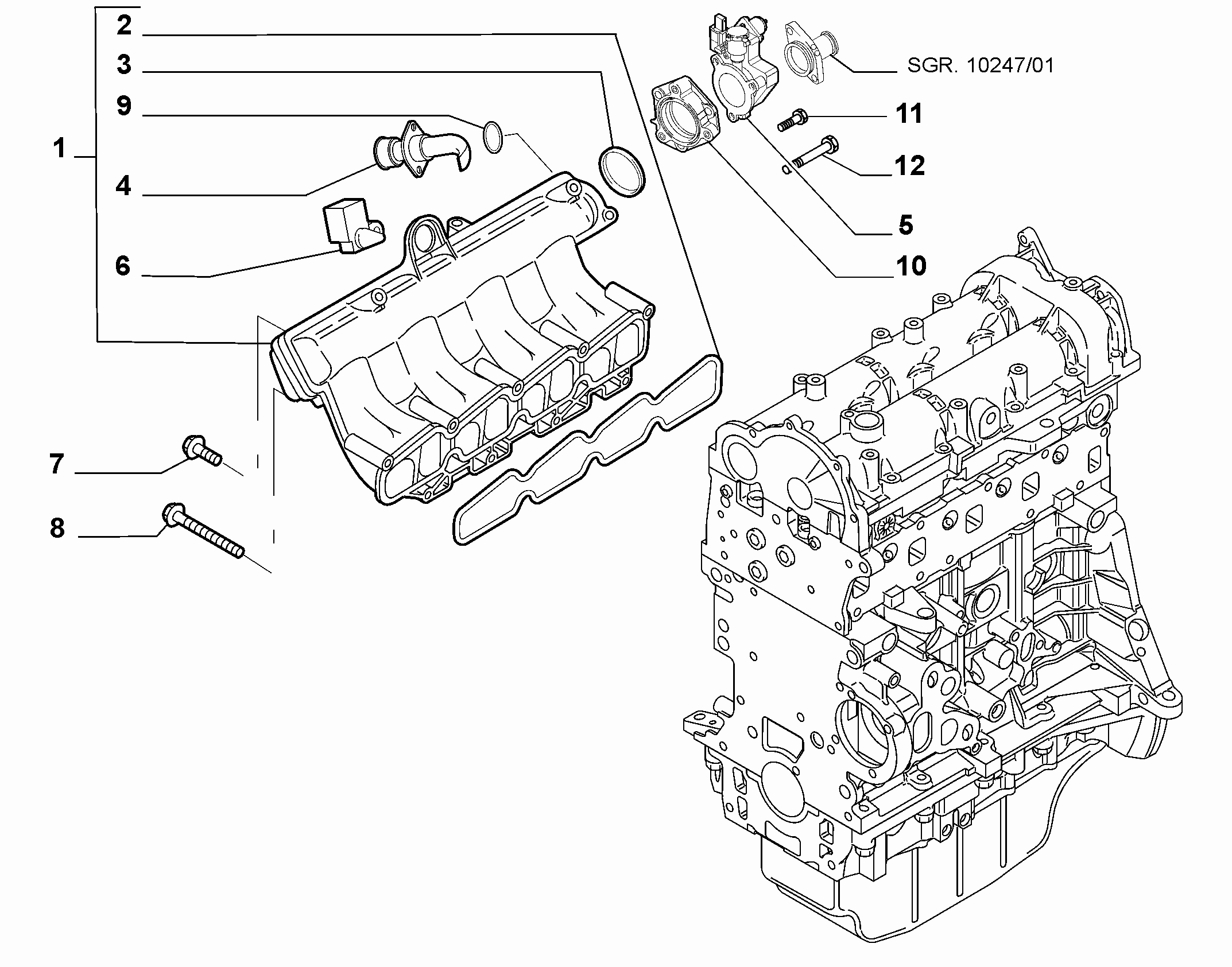 IVECO 55219298 - Sensore, Pressione alimentazione www.autoricambi360.it