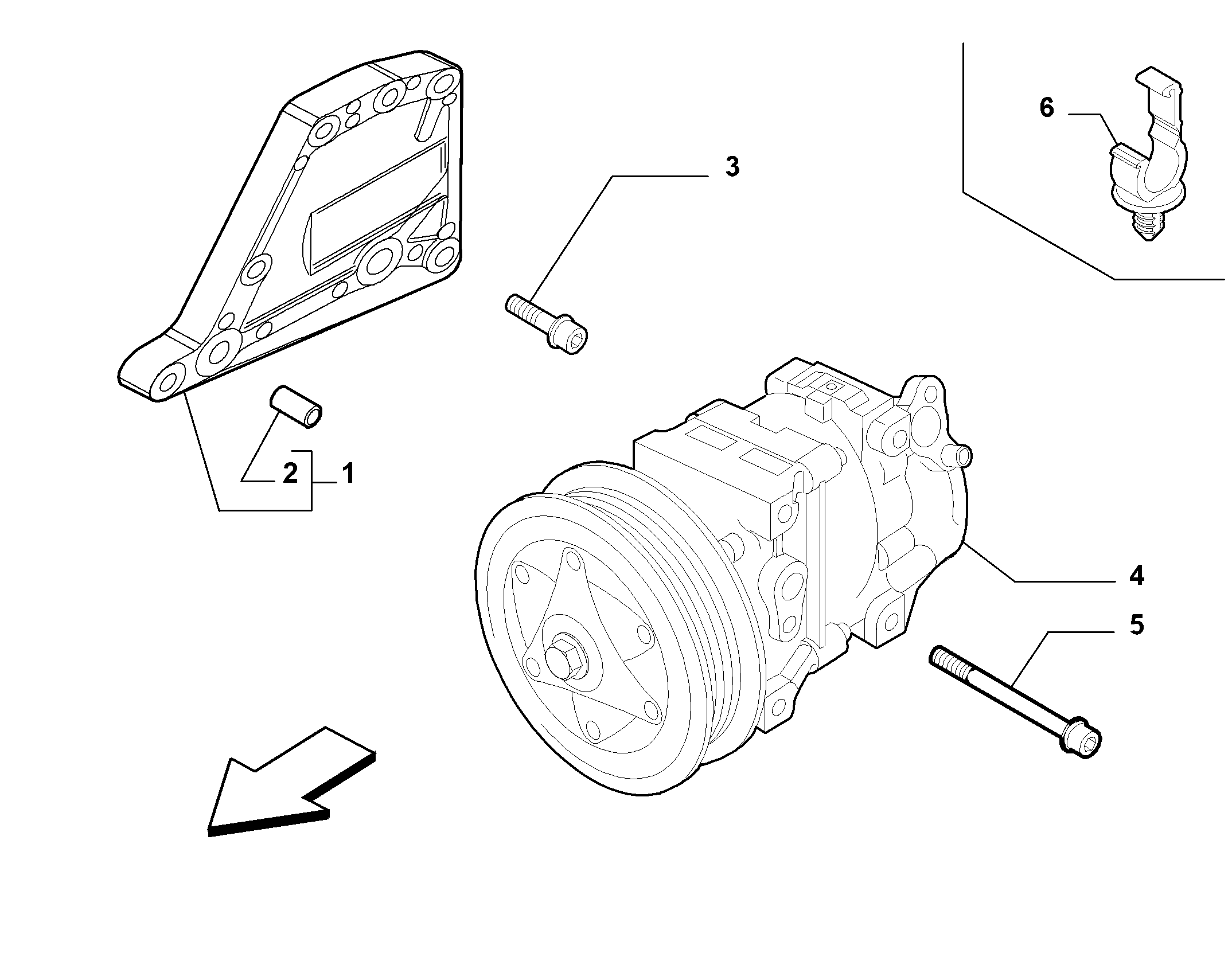 FCA 51893889 - Compressore, Climatizzatore www.autoricambi360.it