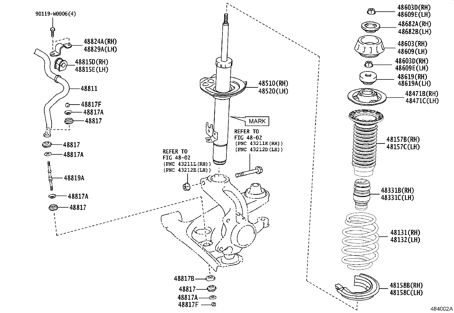 PSA 488170D010 - Stabilizzatore, Autotelaio www.autoricambi360.it