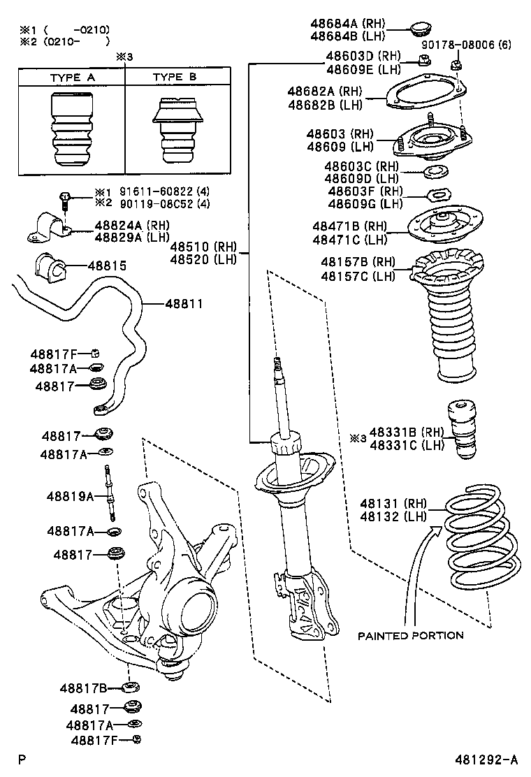 PSA 488170D010 - Stabilizzatore, Autotelaio www.autoricambi360.it