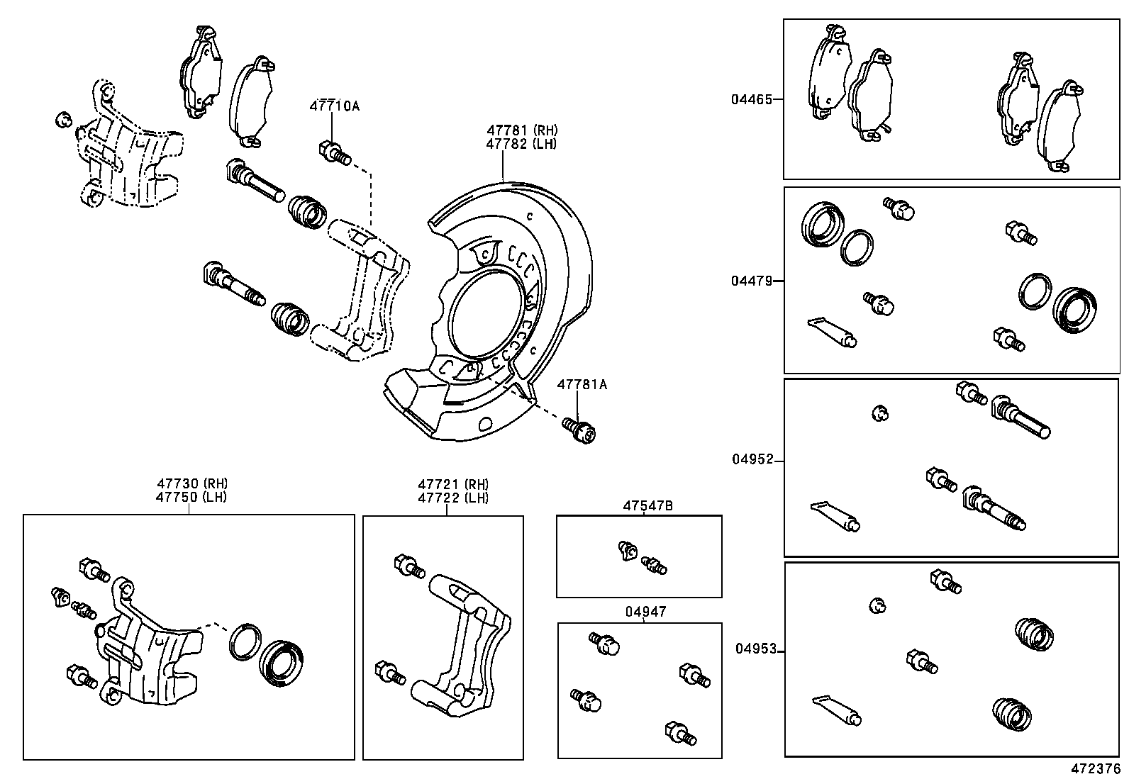 PSA 044650D040 - Kit pastiglie freno, Freno a disco www.autoricambi360.it