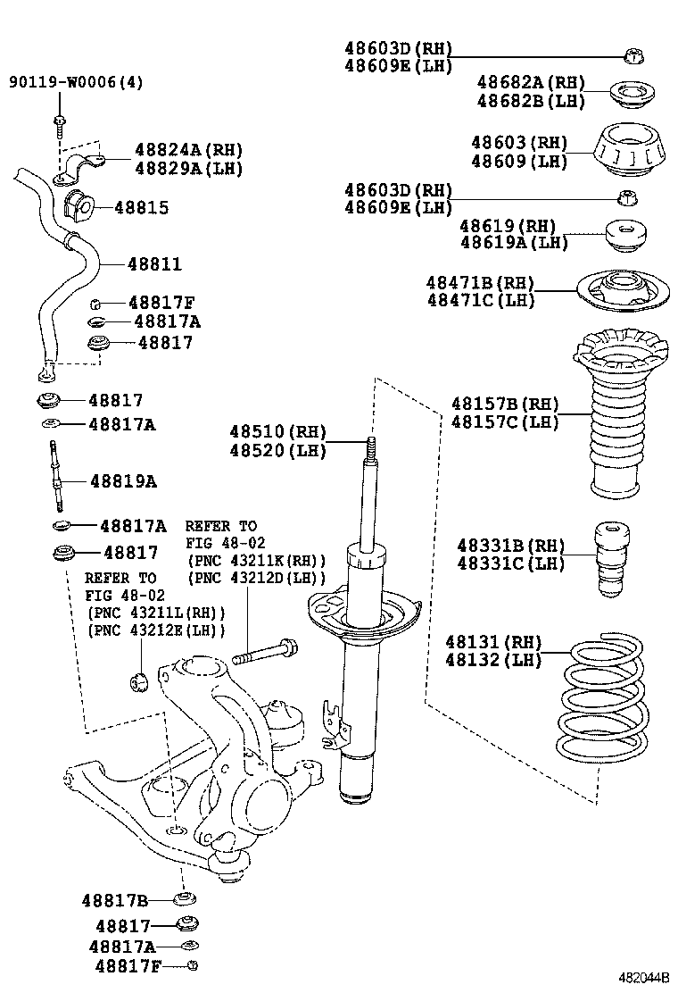 PSA 488170D010 - Stabilizzatore, Autotelaio www.autoricambi360.it