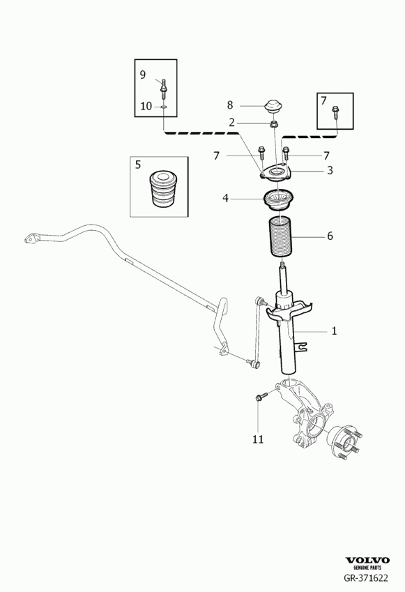 FORD 30666842 - Kit parapolvere, Ammortizzatore www.autoricambi360.it
