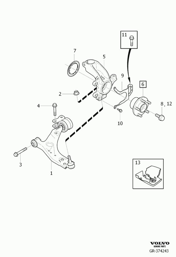 FORD 31277464 - Braccio oscillante, Sospensione ruota www.autoricambi360.it