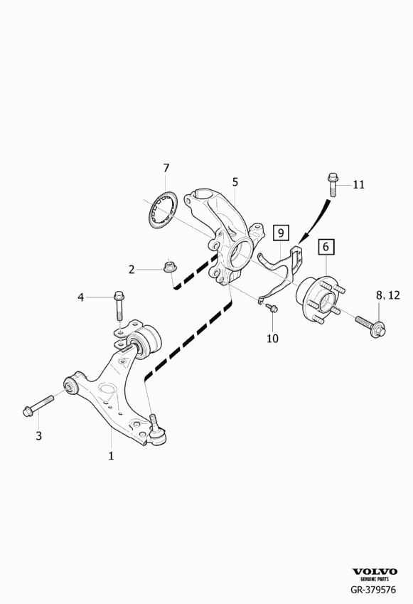 FORD 31277464 - Braccio oscillante, Sospensione ruota www.autoricambi360.it