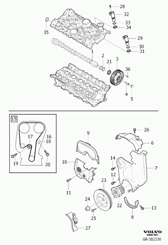 FORD 30637955 - Rullo tenditore, Cinghia dentata www.autoricambi360.it