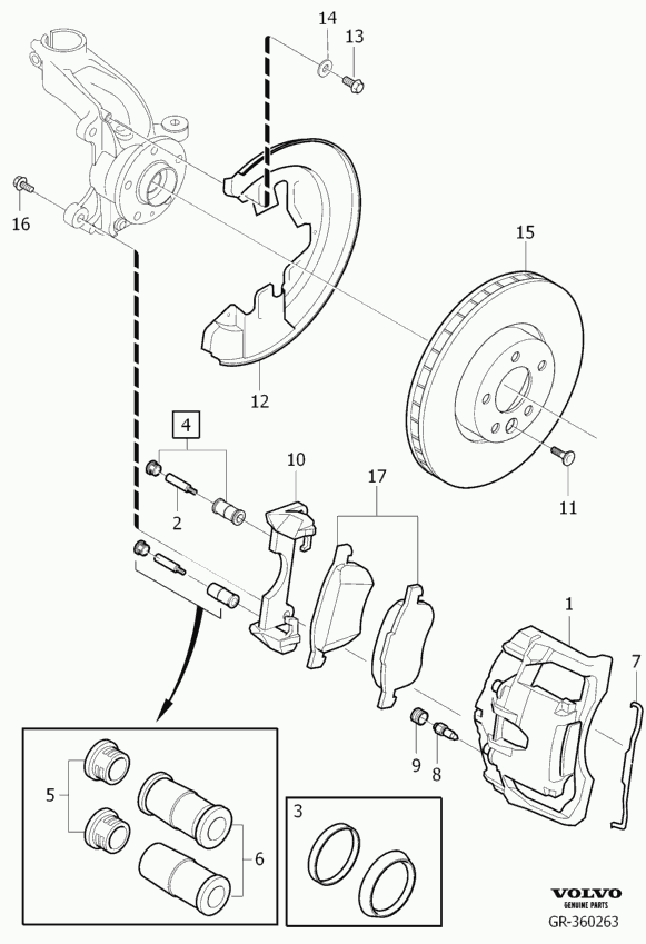 FORD 30793941 - Kit pastiglie freno, Freno a disco www.autoricambi360.it