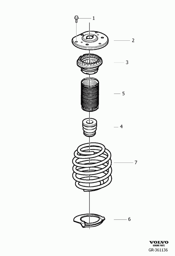 FORD 30666842 - Kit parapolvere, Ammortizzatore www.autoricambi360.it