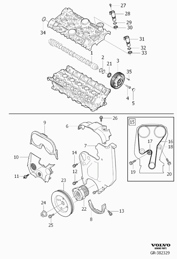 FORD 30637955 - Rullo tenditore, Cinghia dentata www.autoricambi360.it