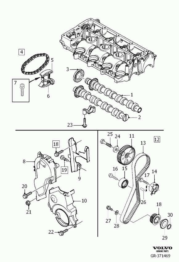 PSA 30725216 - Kit cinghie dentate www.autoricambi360.it