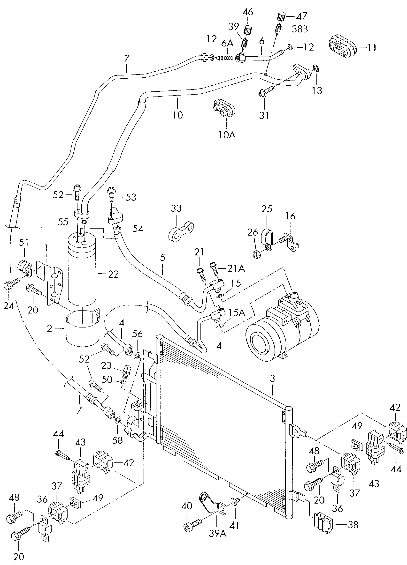 VAG 8D0959482B - Interruttore a pressione, Climatizzatore www.autoricambi360.it