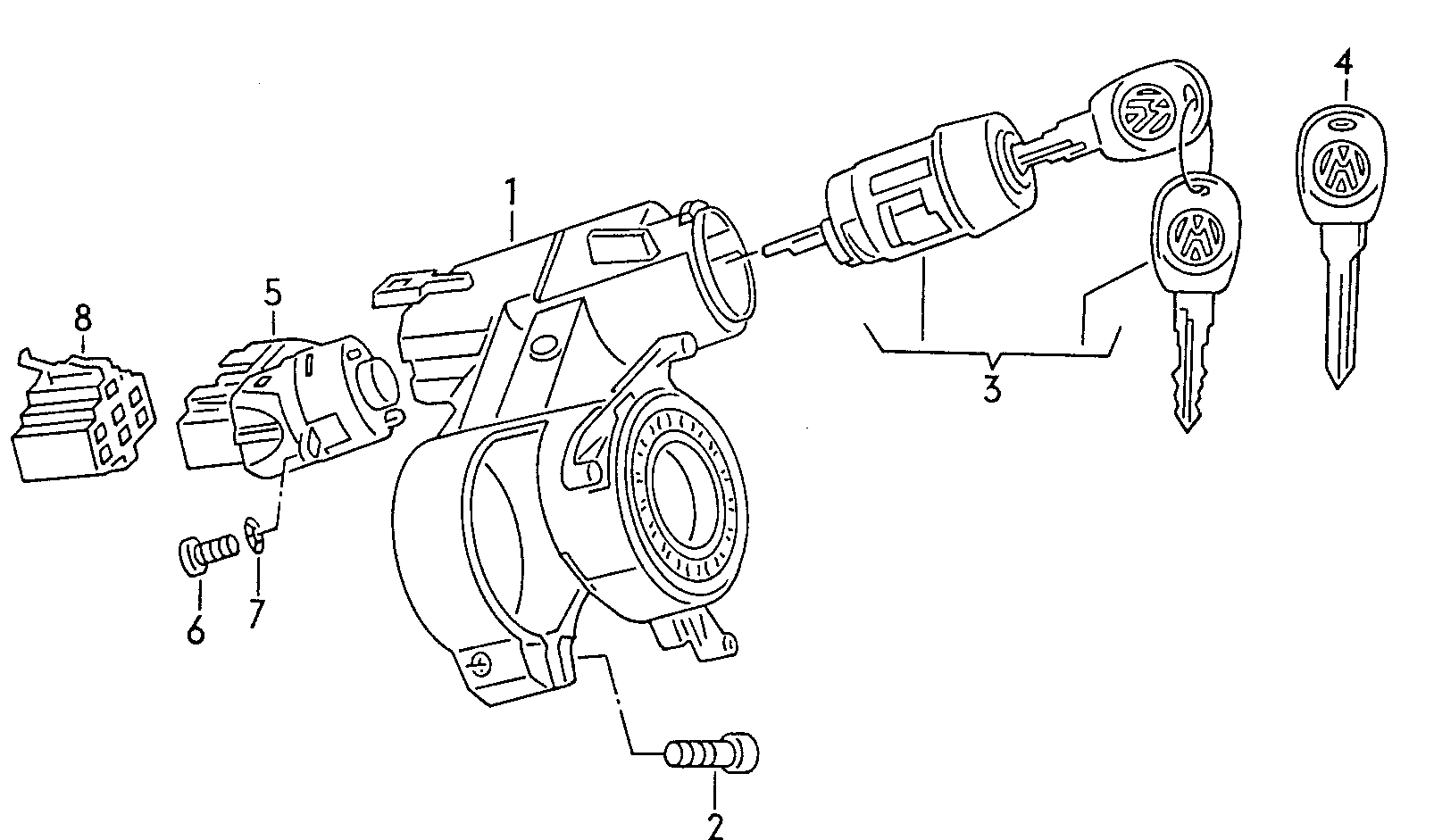 ERA 662155 - Interruttore, Accensione / motorino d'avviamento www.autoricambi360.it