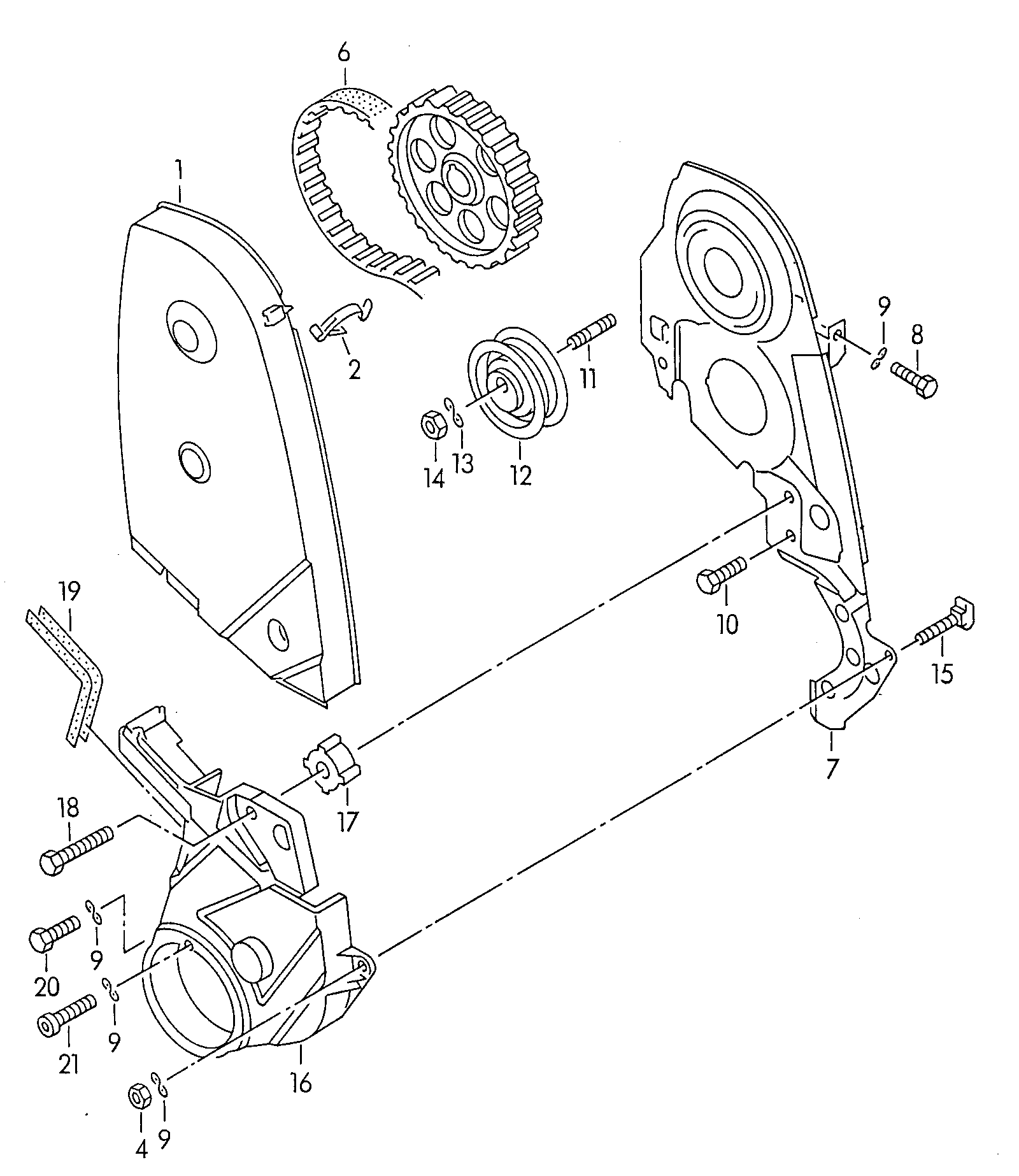 VAG N 010 269 5 - Kit cinghie dentate www.autoricambi360.it